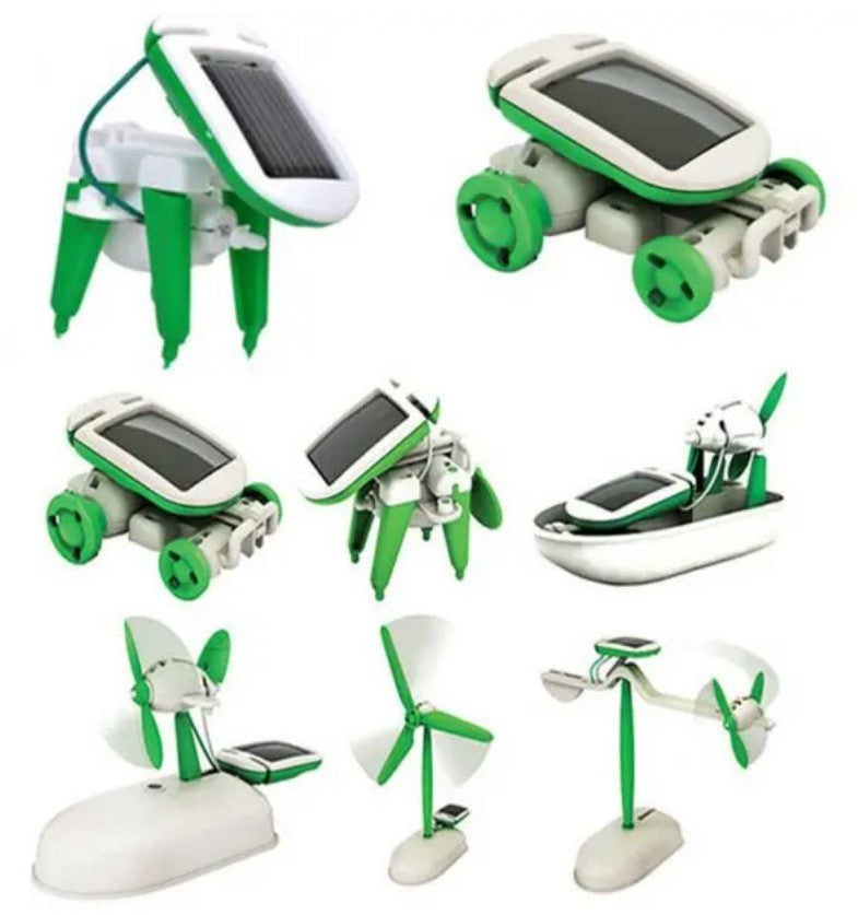 JUGUETE EDUCATIVO DE ROBOT SOLAR KIT 6